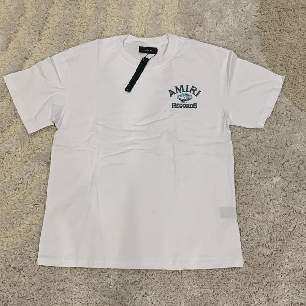 Amiri Records Amiri Sounds Logo White T-Shirt Men’s Size Large